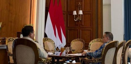 Presiden Prabowo Bertemu dengan Waka DPR Sufmi Dasco