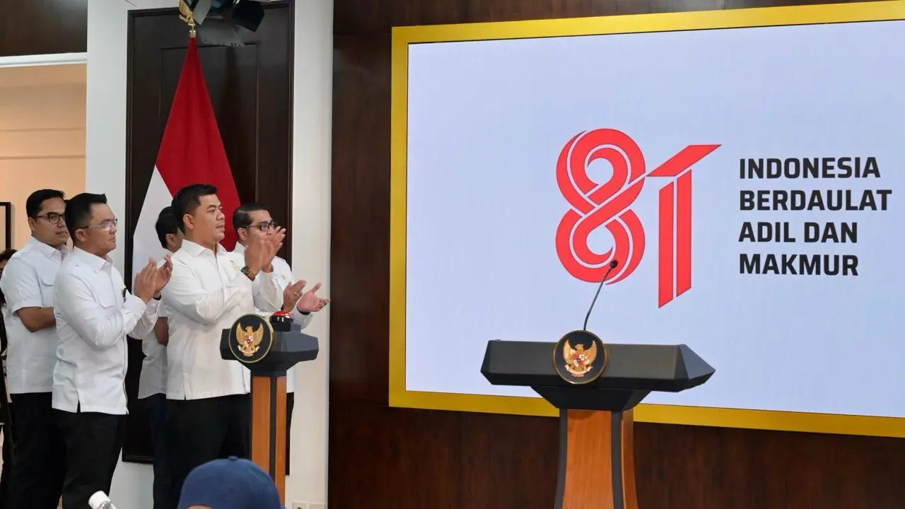 Pemerintah Resmi Luncurkan Logo dan Identitas Visual HUT Ke-81 Kemerdekaan RI