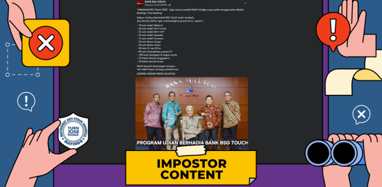 [PENIPUAN] Tautan Pendaftaran Undian Berhadiah Bank SulutGo 2026