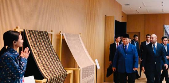 Prabowo Tinjau Paviliun Indonesia di Expo 2025 Osaka, Dorong Peran Global Indonesia