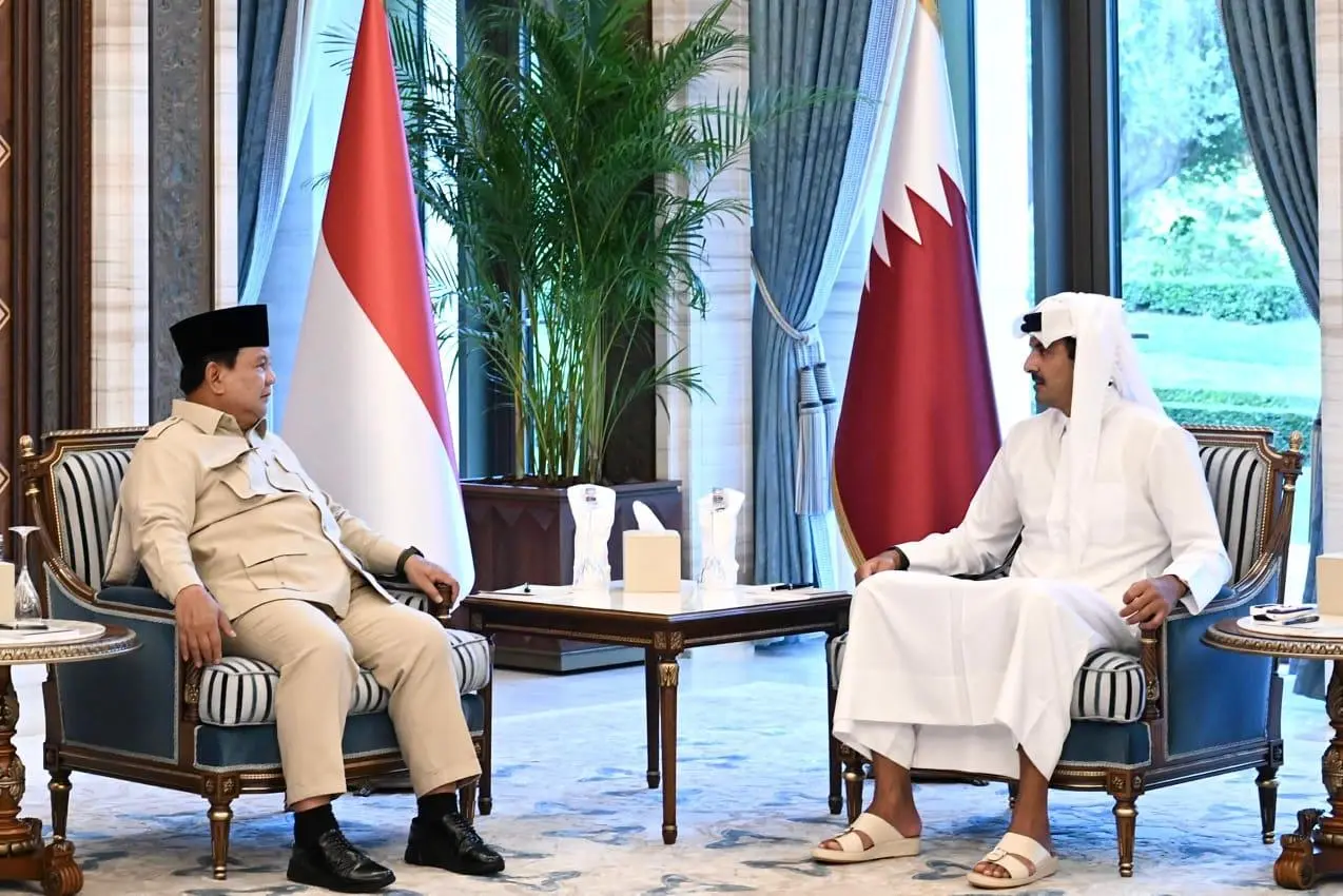 Prabowo Bertemu Emir Qatar, Sampaikan Dukungan dan Solidaritas Indonesia untuk Doha