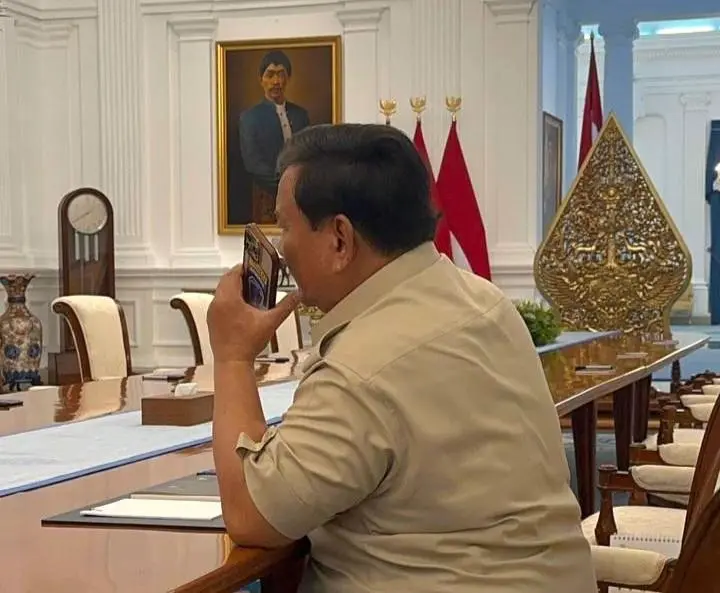 Prabowo Tegaskan Solidaritas Usai Telepon Emir Qatar Pasca Serangan Israel ke Doha