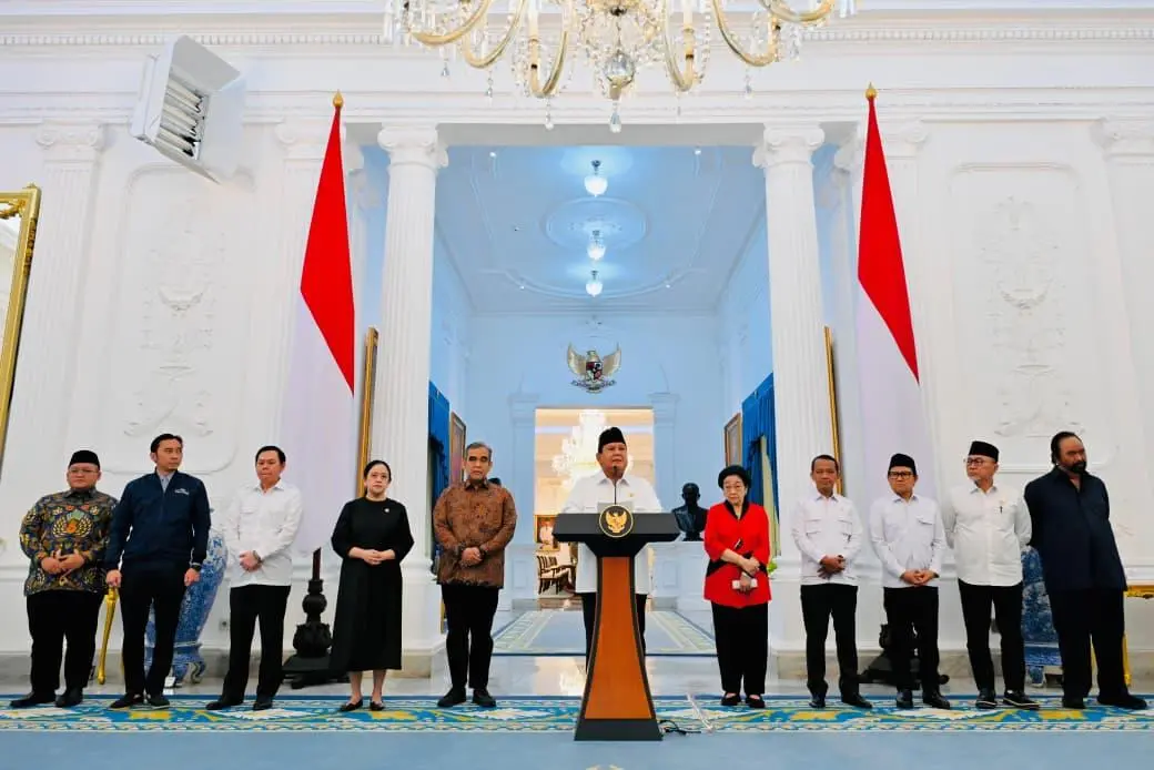 Prabowo dan Para Ketum Parpol Bahas Stabilitas Nasional di Tengah Gejolak Aksi Massa