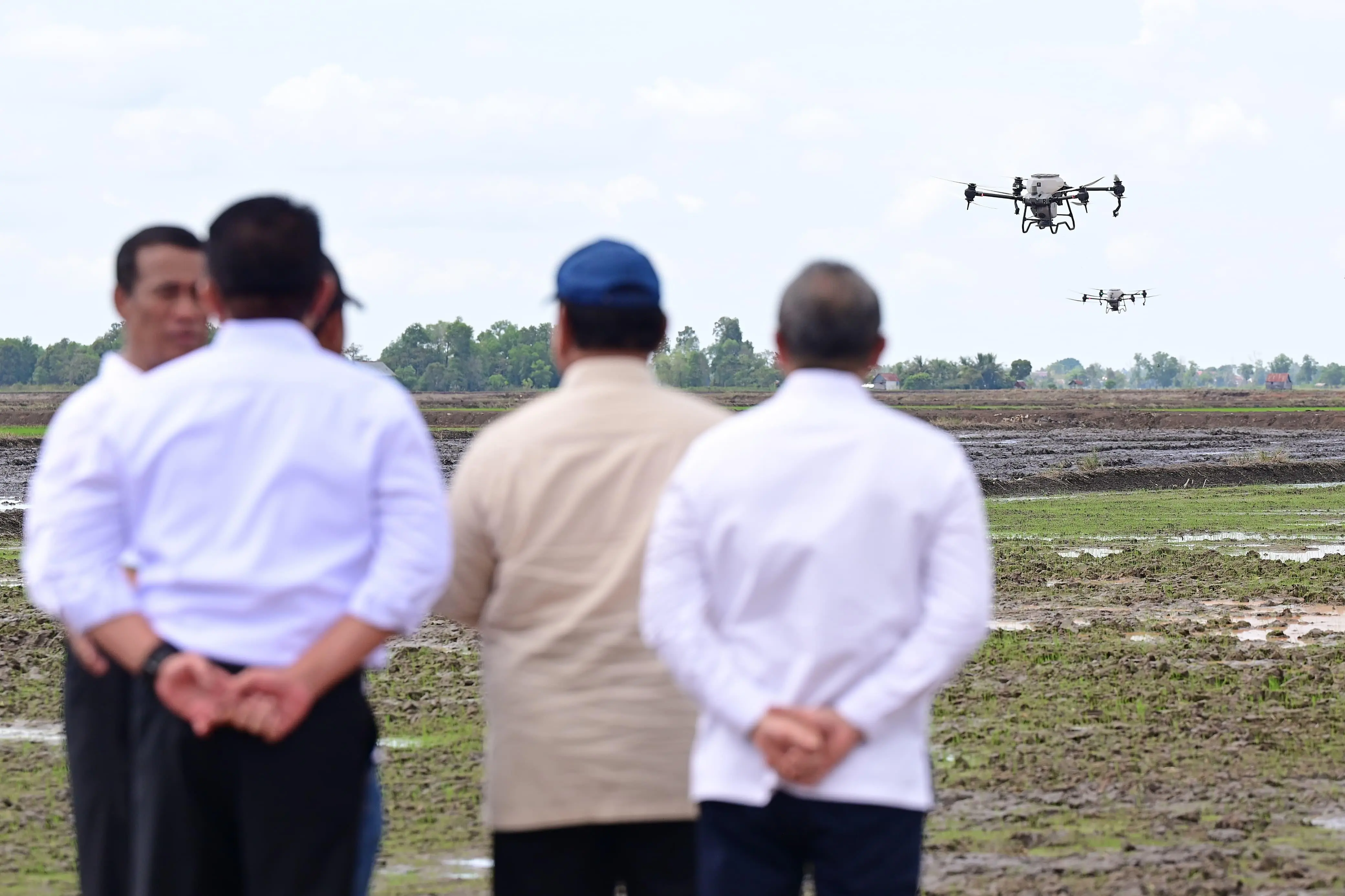 Swasembada Pangan, Presiden Prabowo Pimpin Tanam Padi Serentak di Ogan Ilir