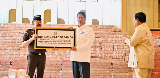 Di bawah arahan Presiden Prabowo, negara berhasil kembalikan kerugian hingga Rp1.325 triliun