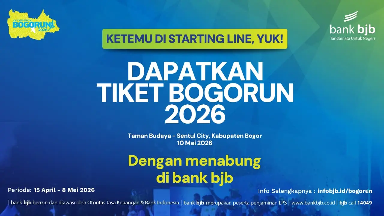 Bank BJB Luncurkan Promo Menarik untuk Tiket BOGORUN 2026