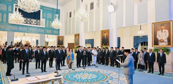 Presiden Prabowo lantik duta besar luar biasa dan wakil duta besar RI untuk negara sahabat