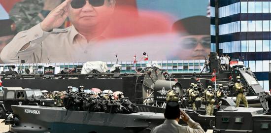 Presiden Prabowo pimpin upacara peringatan HUT ke-80 TNI di Monas