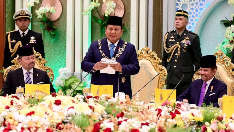 Presiden Prabowo dan Sultan Hassanal Bolkiah Pererat Hubungan Indonesia-Brunei