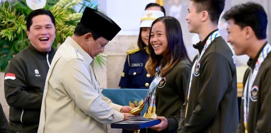 Bonus Rekor! Presiden Prabowo Kucurkan Rp465 Miliar untuk Pahlawan Olahraga SEA Games Thailand