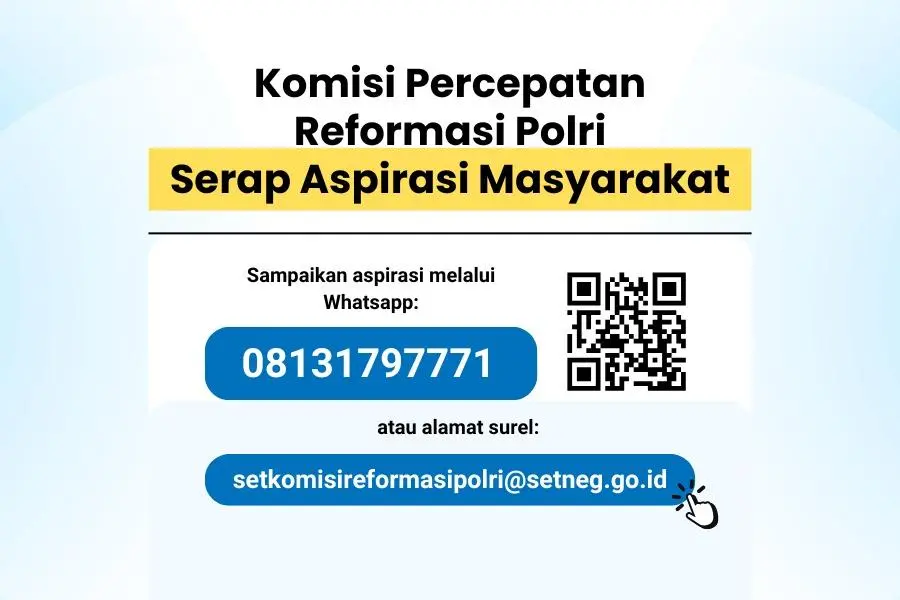 Komisi Percepatan Reformasi Polri Serap Aspirasi Masyarakat Melalui WhatsApp dan Surel