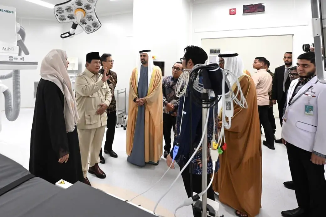 Kolaborasi Indonesia–PEA: Presiden Prabowo Resmikan RS Kardiologi Emirates–Indonesia