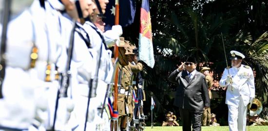 Gubernur Jenderal Australia Sam Mostyn Sambut Presiden Prabowo dengan Upacara Kenegaraan
