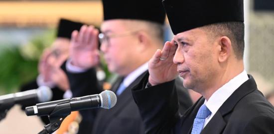 Presiden Prabowo Lantik Arif Satria dan Amarulla Octavian sebagai Kepala dan Wakil Kepala BRIN