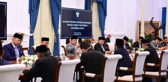 Presiden Prabowo Dorong Komisi Reformasi Polri Wujudkan Supremasi Hukum dan Keadilan