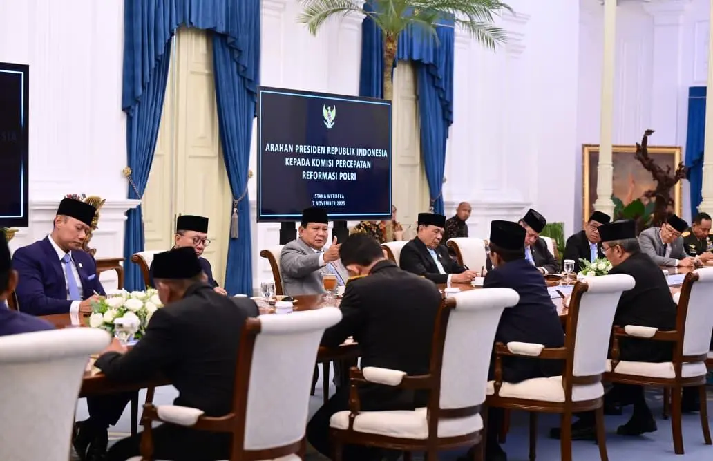 Presiden Prabowo Dorong Komisi Reformasi Polri Wujudkan Supremasi Hukum dan Keadilan