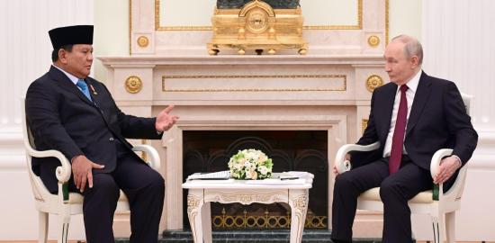 Presiden Prabowo dan Presiden Putin Perkuat Arah Baru Kemitraan Strategis Indonesia–Rusia