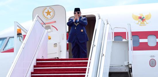 Usai Kunjungan ke Brunei Darussalam, Presiden Prabowo Pulang Tanah Air