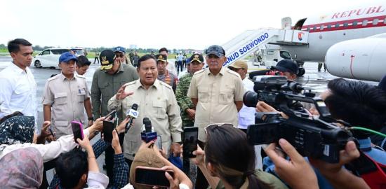Presiden Prabowo Jamin Penanggulangan dan Pemulihan Bencana Terkendali