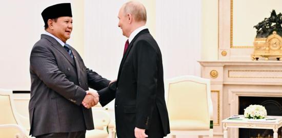 Presiden Prabowo Undang dan Sampaikan Apresiasi Ke Presiden Putin