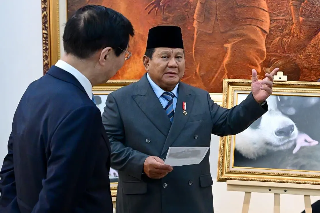 Presiden Prabowo Beri Nama Bayi Panda Satrio Wiratama Simbol Keberanian dan Kemuliaan