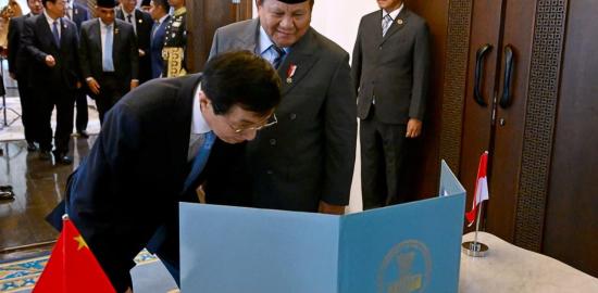 Ketua MPR RRT Wang Huning Kunjungi Presiden Prabowo