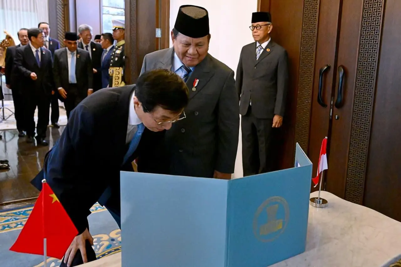 Ketua MPR RRT Wang Huning Kunjungi Presiden Prabowo