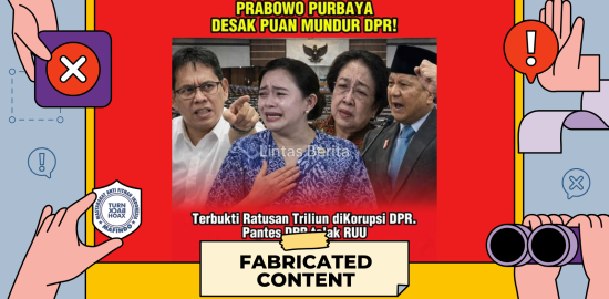 [SALAH] Prabowo dan Purbaya Desak Puan Mundur dari DPR