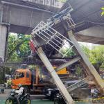 Pramono Ungkap Penyebab Truk Tabrak JPO Tendean