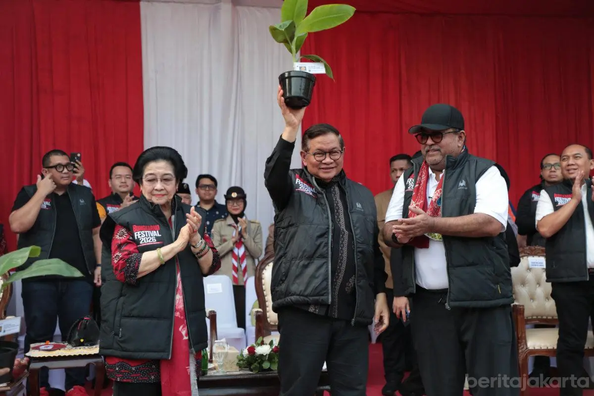 Pram-Rano Hadiri Bung Karno Festival di Taman Proklamasi