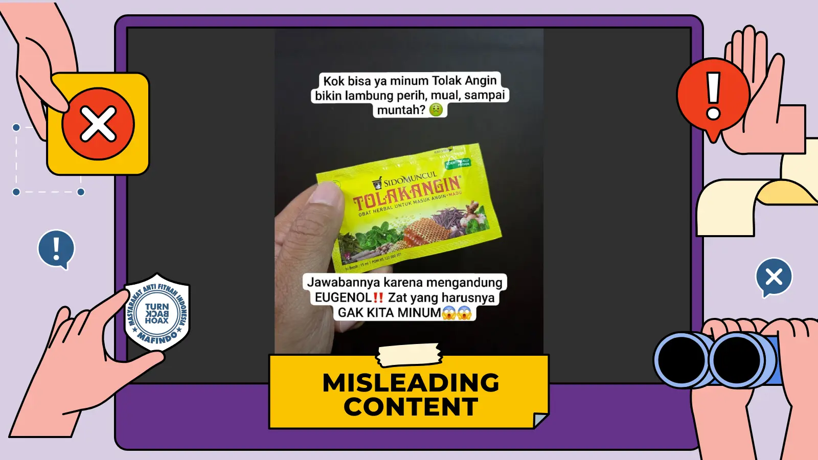 [SALAH] Tolak Angin Mengandung Bahan Kimia yang Dapat Merusak Lambung