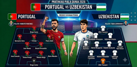 Prediksi Portugal Vs Uzbekistan, Misi Wajib Menang Selecao dan Kebangkitan Cristiano Ronaldo