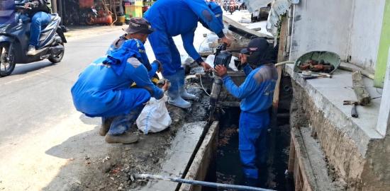 Normalisasi Saluran di Jalan Rorotan IX Ditargetkan Rampung Juni