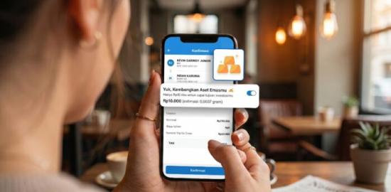 Fitur ‘Toggle’ Nabung Emas Otomatis Kini Hadir di BRImo, Transfer Sekaligus Investasi Mulai Rp10 Ribu