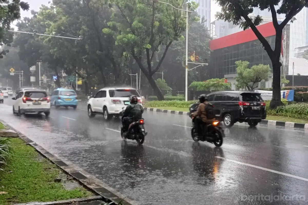 Prakiraan Cuaca Jakarta Hari Ini: Hujan Ringan hingga Sedang Mengguyur Beberapa Wilayah