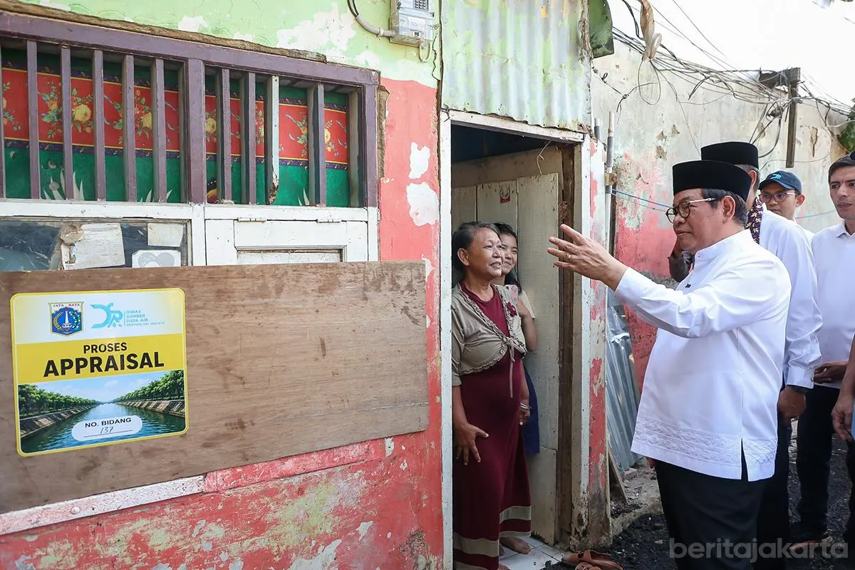 Normalisasi Kali Ciliwung Dikebut, Pramono Pastikan Pembebasan Lahan Tanpa Perantara