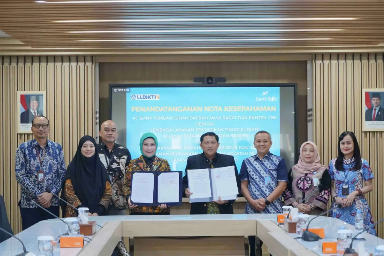 bank bjb dan LLDIKTI IV Resmikan Sinergi Strategis untuk Dukung Ekosistem Kampus