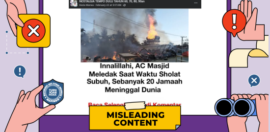 [SALAH] AC Masjid Meledak, 20 Jamaah Meninggal Dunia