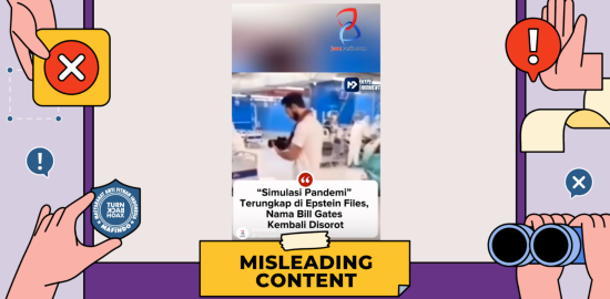 [SALAH] Video "Perencanaan Pandemi Covid-19 dari Epstein Files"