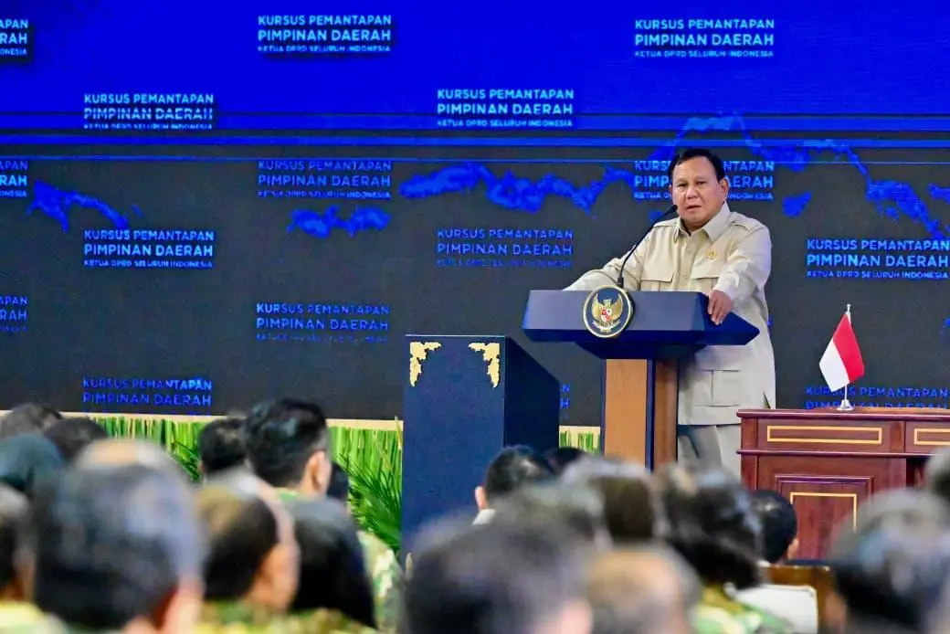 Presiden Prabowo Sampaikan Pengarahan pada Ketua DPRD Seluruh Indonesia