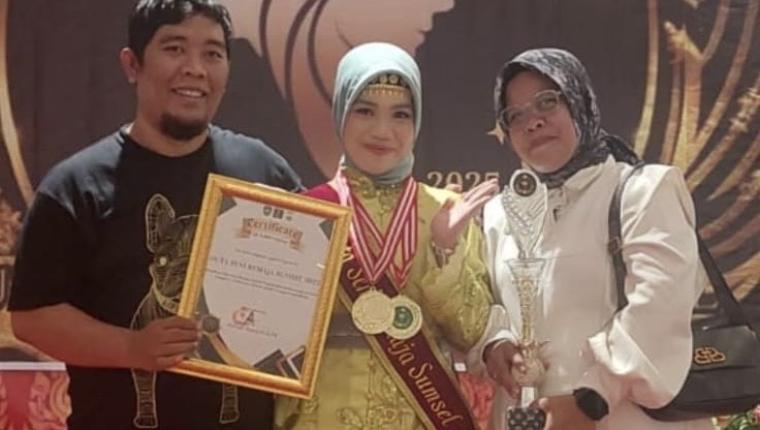 Nabila Az-zahra Kader PII Sumsel, Dinobatkan Sebagai Duta Seni Remaja Sumsel Tahun 2025