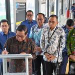Resmikan Halte Swadharma Paragon, Pramono Dorong Skema Pembiayaan Kreatif dengan Swasta