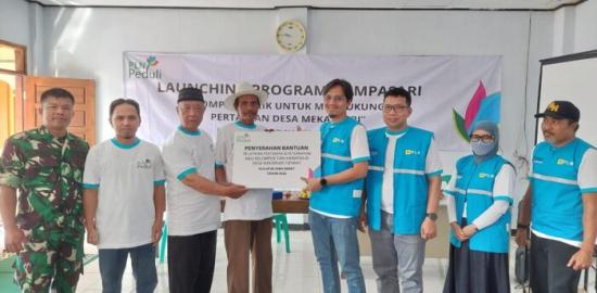 PLN UP2B Jabar Dukung Ketahanan Pangan Melalui Program TJSL di Desa Mekarsari