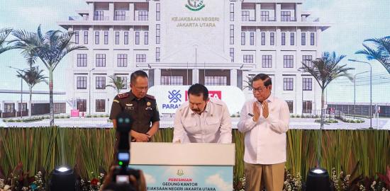 Gedung Kantor Kejari Jakut Hasil Hibah Pemprov DKI Diresmikan