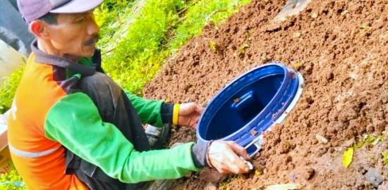 Sudin LH Jaksel Buat 345 Lubang Biopori Jumbo dan 40 Teba Modern