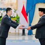 Presiden Prabowo Terima Surat Kepercayaan Sembilan Duta Besar Negara Sahabat
