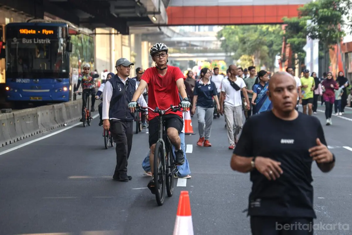 Kurangi Kepadatan Sudirman-Thamrin, CFD Rasuna Said Venue Baru Berolahraga