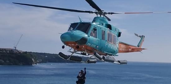 Dua Warga Rusia Diselamatkan dari Tebing Pantai Cemongkak Bali