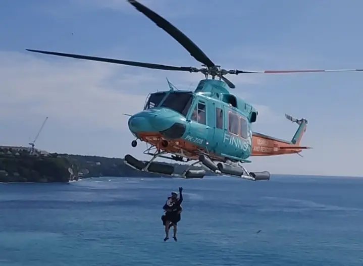Dua Warga Rusia Diselamatkan dari Tebing Pantai Cemongkak Bali