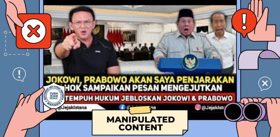 [SALAH] Ahok: Saya akan Penjarakan Jokowi dan Prabowo